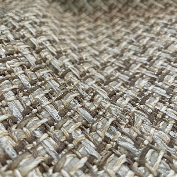 TALBOTS•CLASSY Heavy Weave Tweed Open Front Blazer Sz 14 - Picture 10 of 10